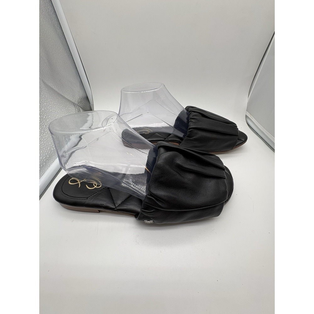 Sam Edelman Women's Black Leather Briar Slide Sandals, Size 8 - Picture 3 of 8